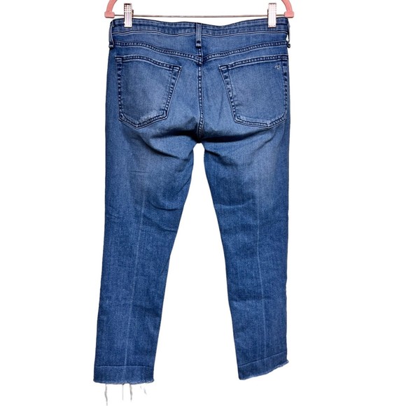 Rag & Bone Dre Low Rise Slim Boyfriend Jeans Aviation Wash Women’s Size 27 - Picture 2 of 9